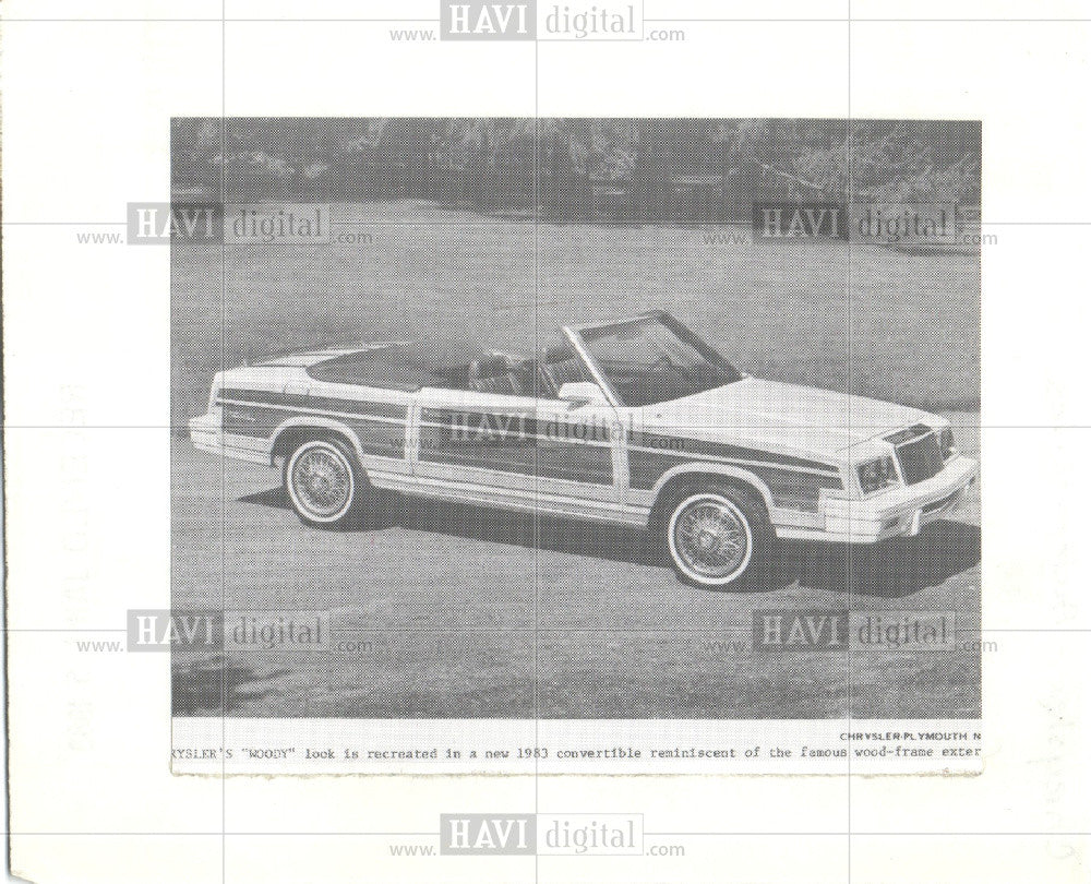 1985 Press Photo Chrysler plymouth automobiles - Historic Images