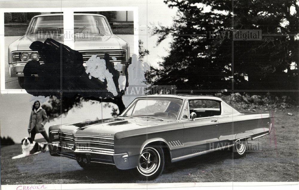 1987 Press Photo Chrysler automobile car 1968 - Historic Images