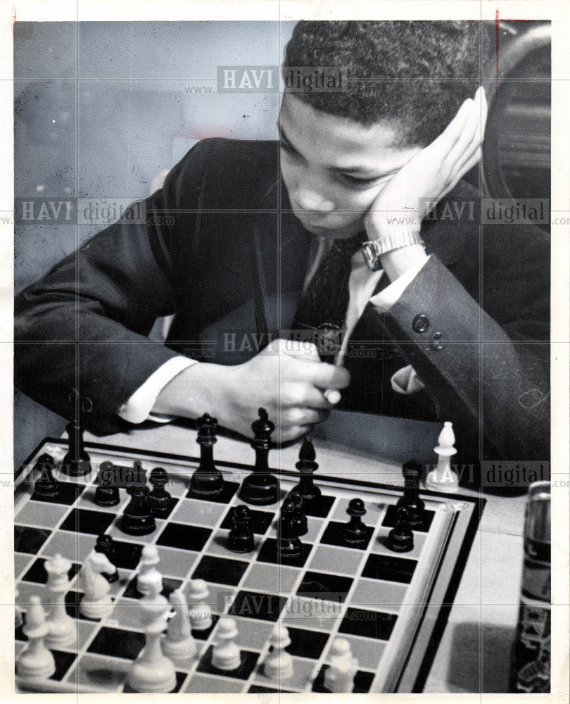 1963 Press Photo chess - Historic Images