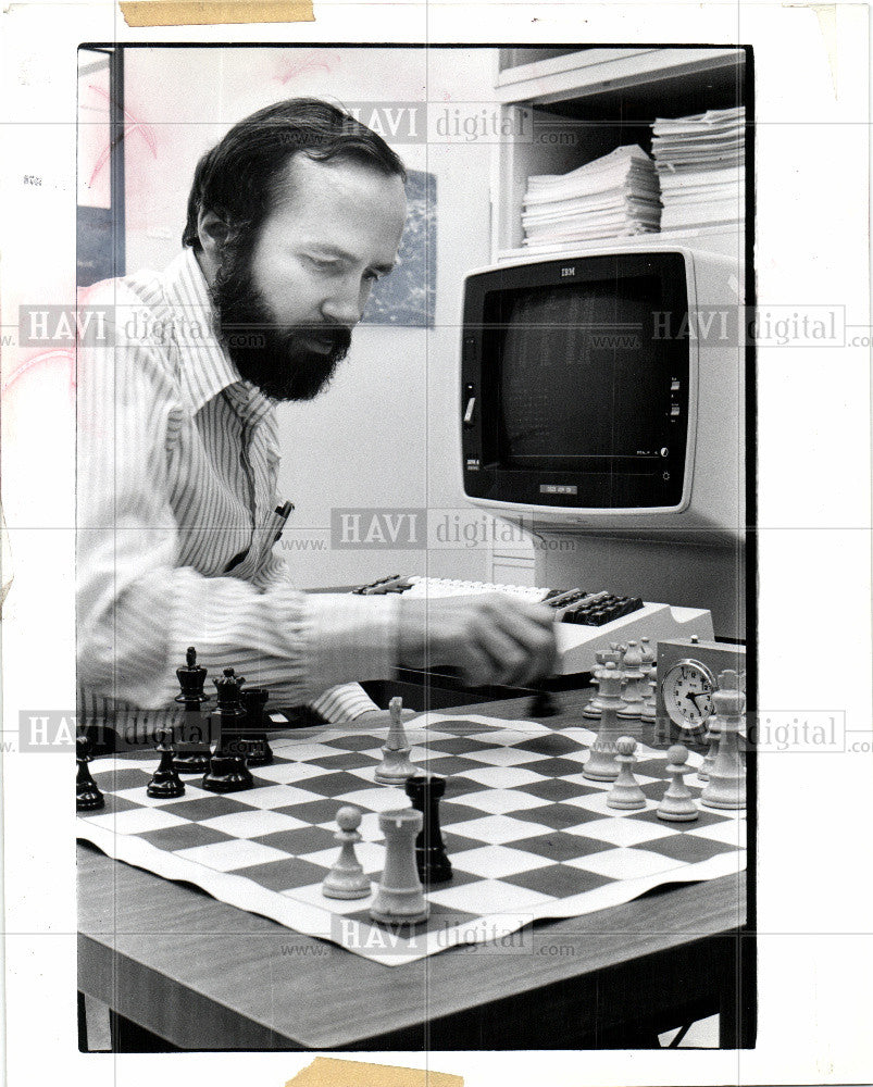 1979 Press Photo a two-player board game - Historic Images