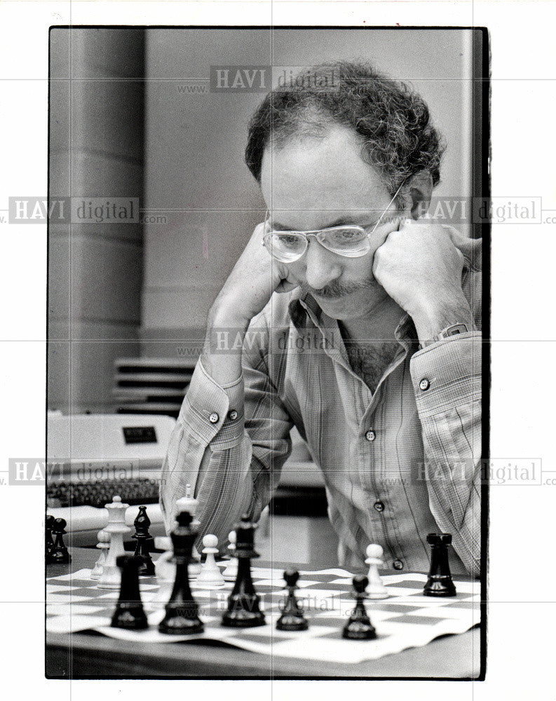 1979 Press Photo Chess - Historic Images