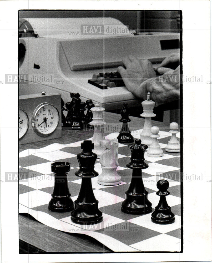 1979 Press Photo Chess Computer - Historic Images