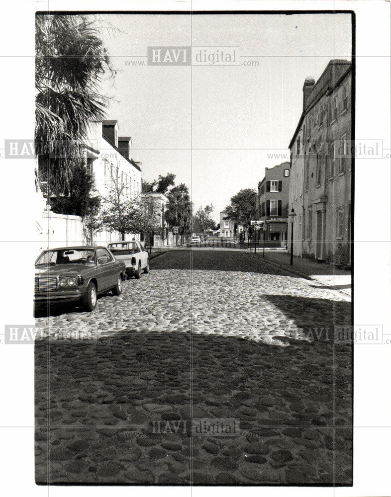 1980 Press Photo charleston  vintage buildings - Historic Images