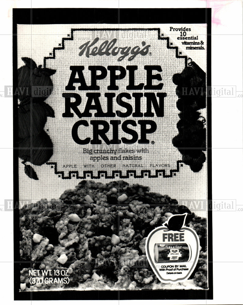 1987 Press Photo CEREAL - Historic Images