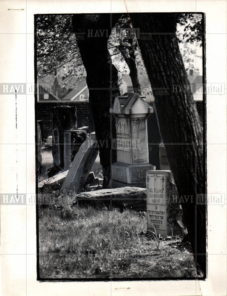 1971 Press Photo CEMETARY - Historic Images