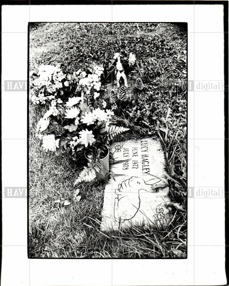 1979 Press Photo Cemetery Animal - Historic Images