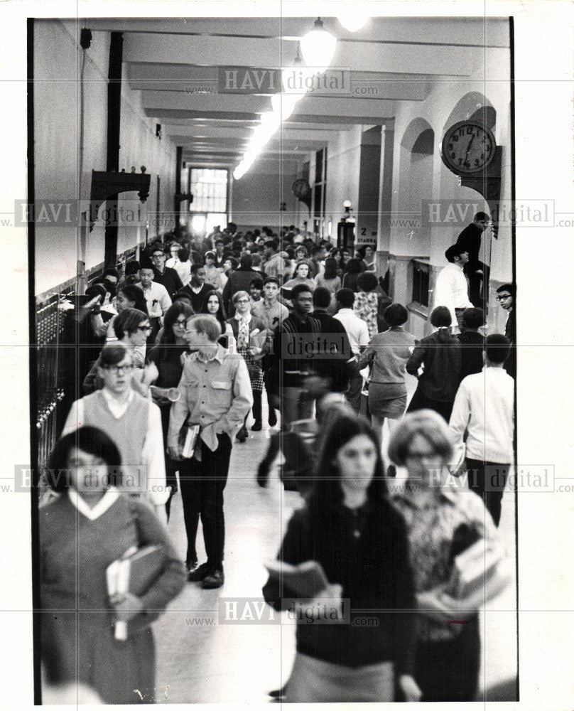 1969 Press Photo Cass Technical High - Historic Images