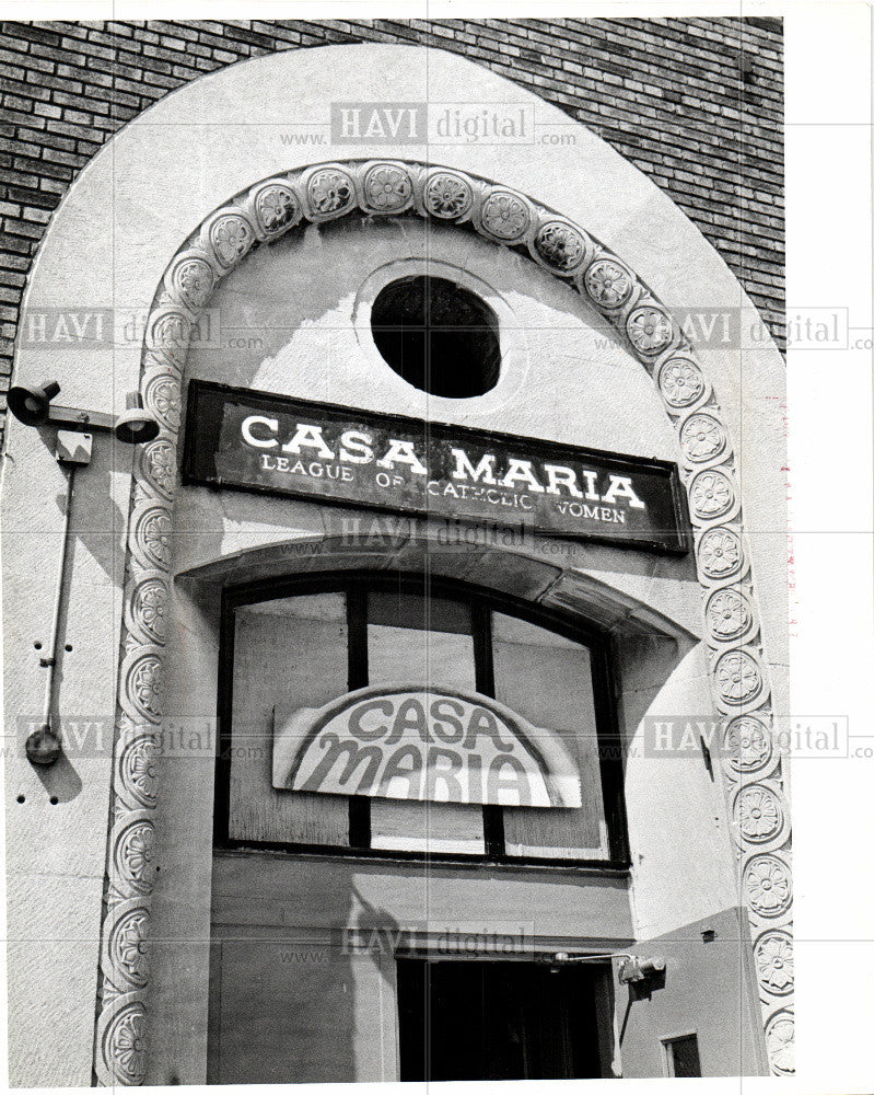 1980 Press Photo Casa Maria,Community Center - Historic Images