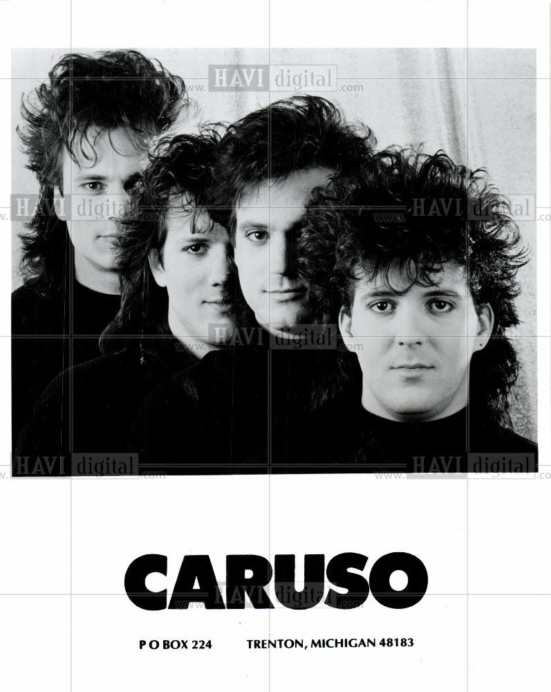 1988 Press Photo Caruso, band - Historic Images