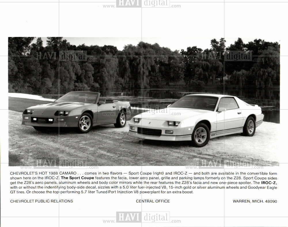 Press Photo Chevrolet Automobiles 1980 - Historic Images