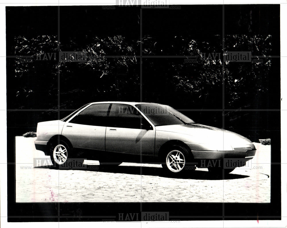 1987 Press Photo Corsica Clay Model Chevrolet - Historic Images