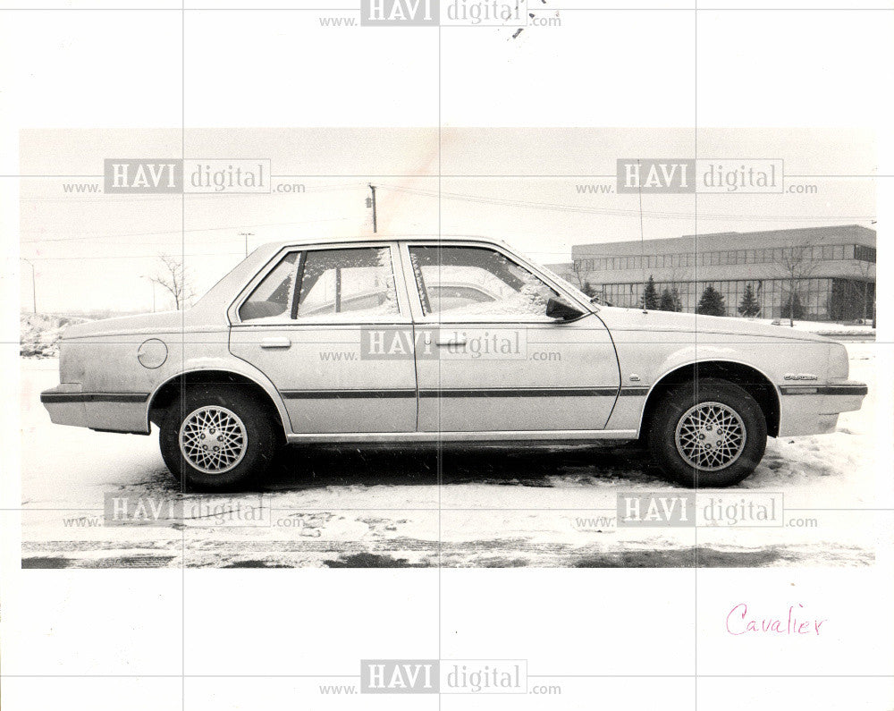 1984 Press Photo Chevy Cavalier - Historic Images