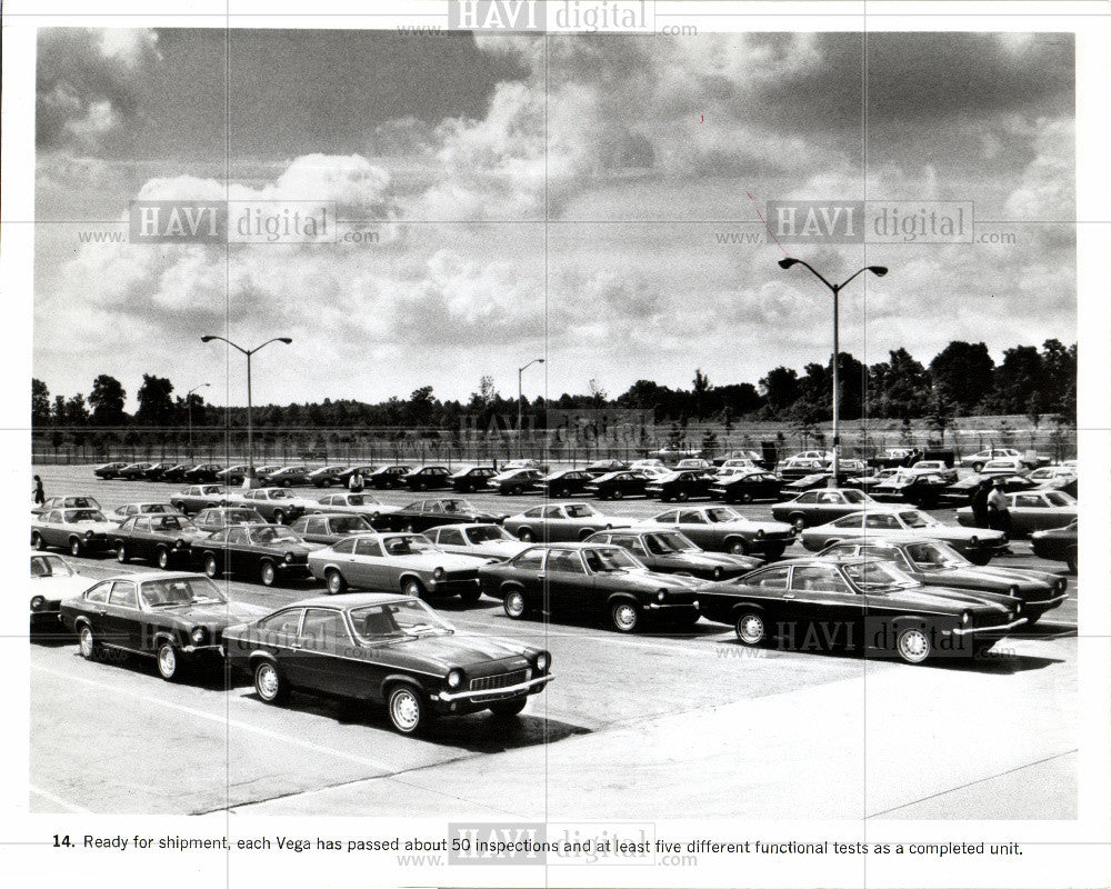 1970 Press Photo shipment Vega Car - Historic Images