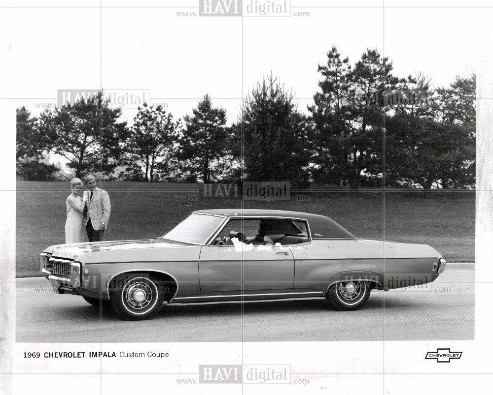 1968 Press Photo Chevrolet impala custom coupe - Historic Images