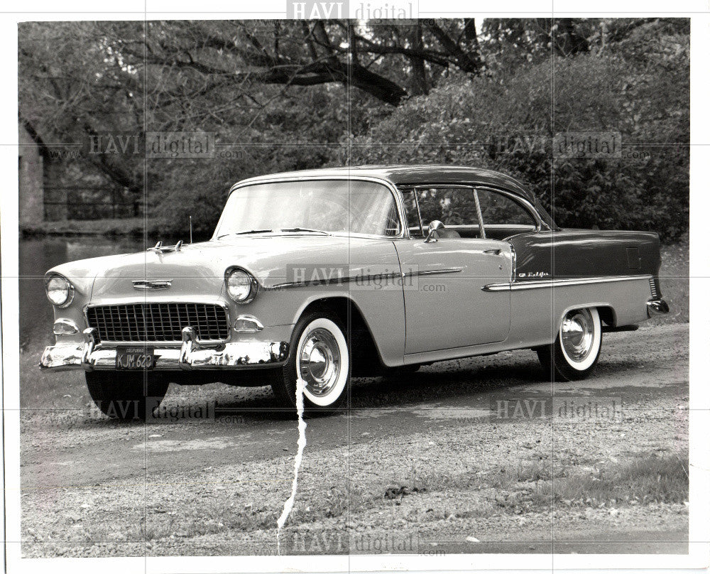 1989 Press Photo Chevrolet Bel automobile 1955 Henry - Historic Images