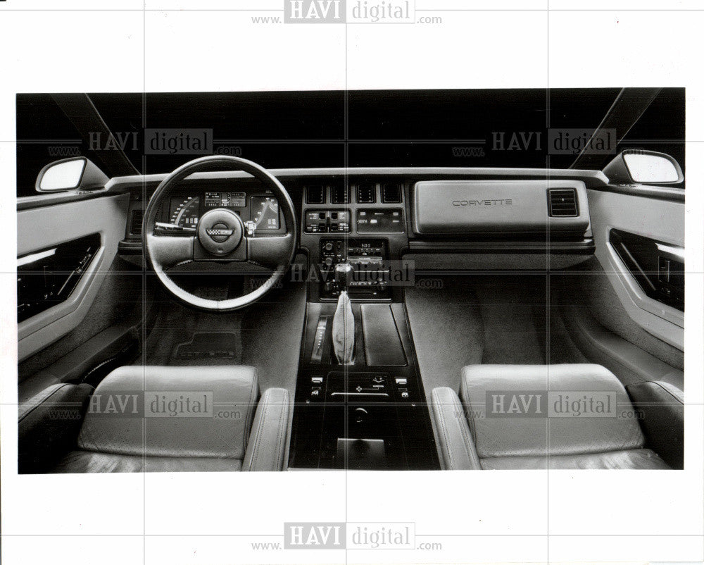 1983 Press Photo Chevrolet's High-Tech Corvette - Historic Images