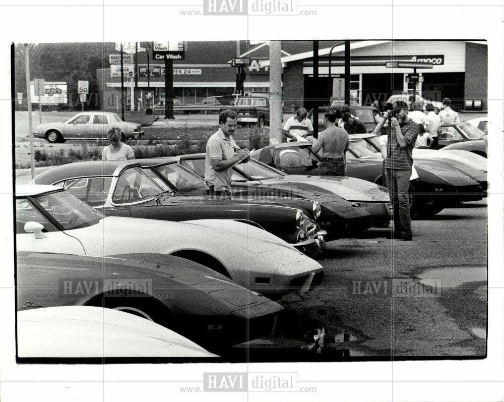 1995 Press Photo 1956 Corvette Concours d&#39;Elegance - Historic Images