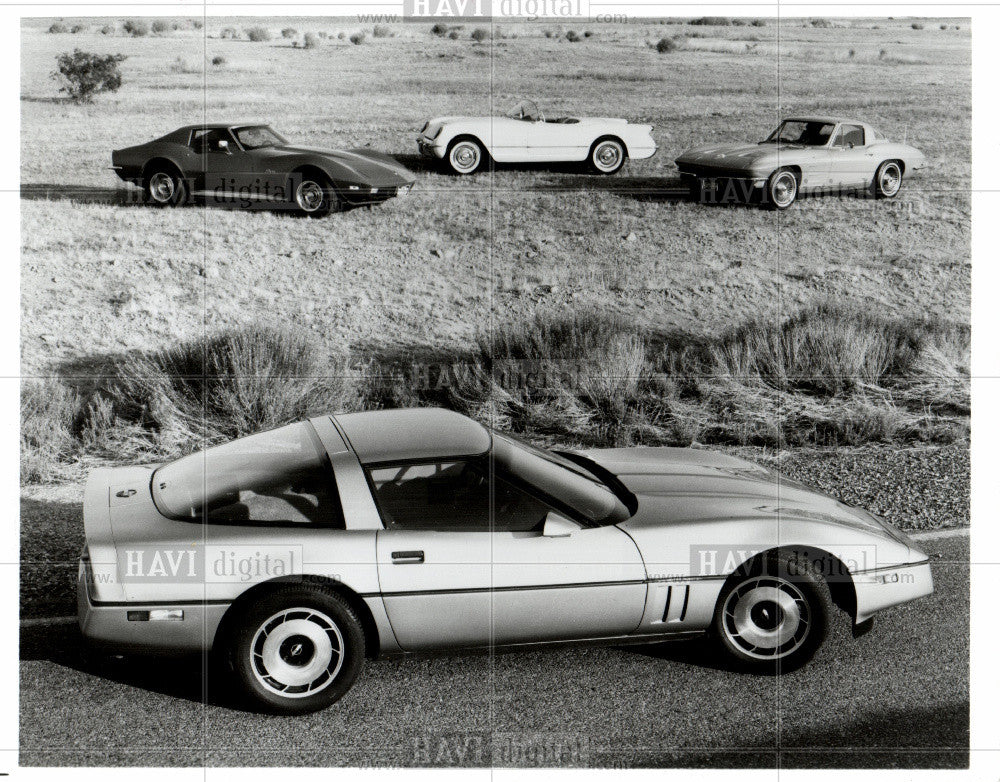1983 Press Photo Automobiles Chevrolet Corvette - Historic Images