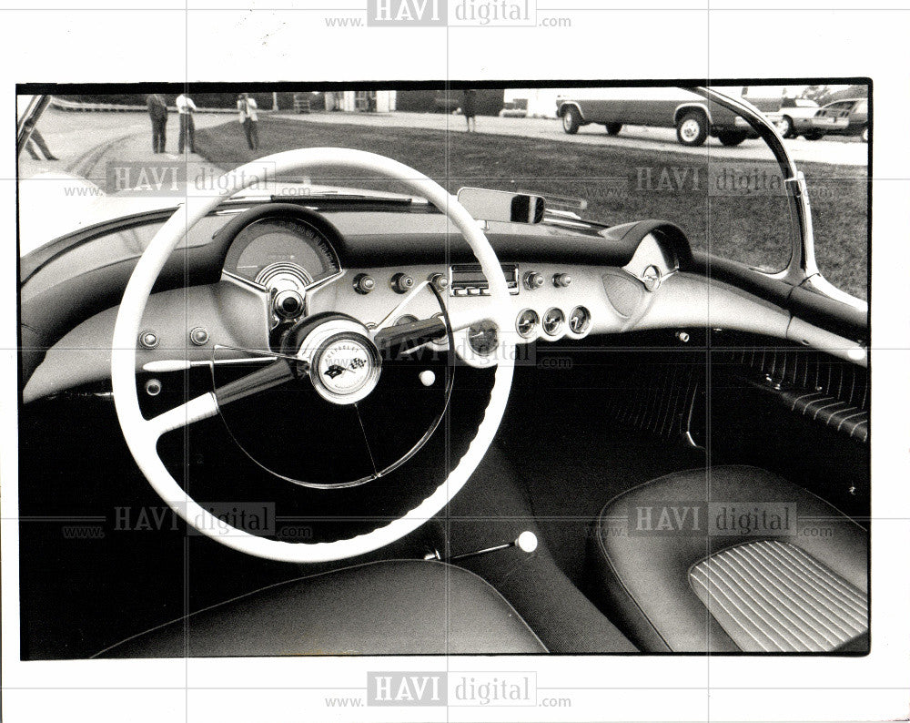1990 Press Photo Corvette Car Automobile General Motors - Historic Images