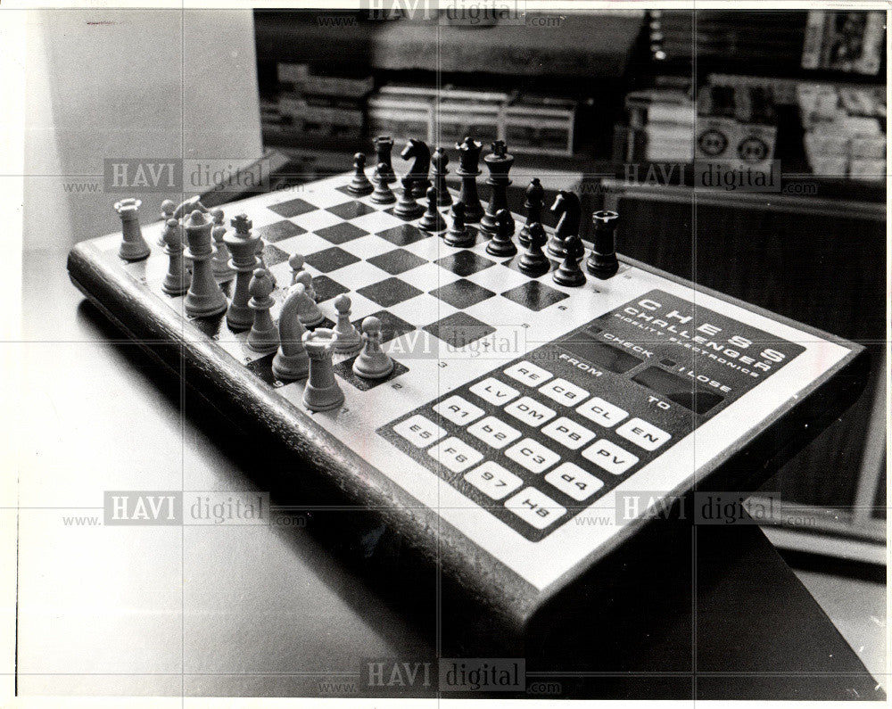 1978 Press Photo Chess - Historic Images