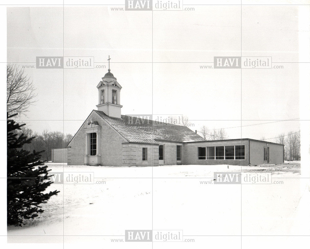 1963 Press Photo Cherry Hills Baptist Church - Historic Images