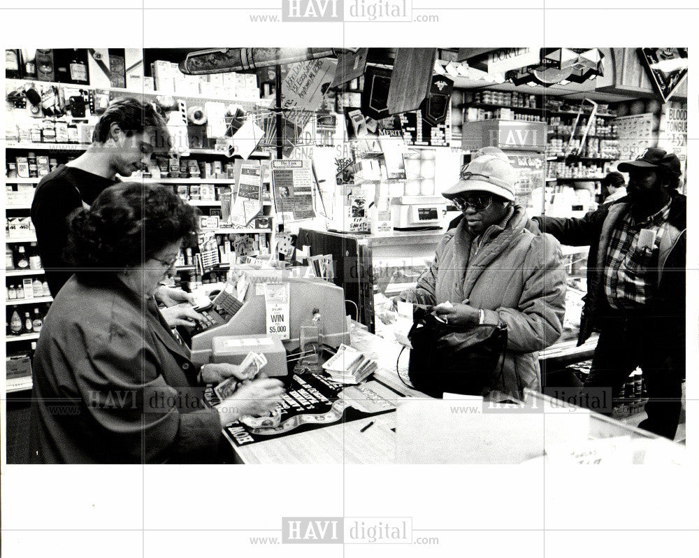 1986 Press Photo Chene Trombley Market - Historic Images