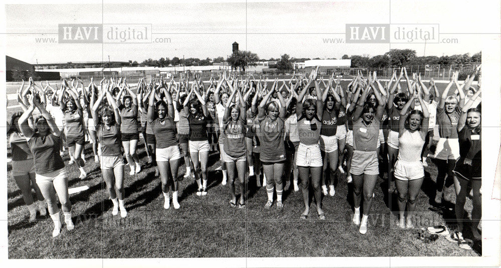 1977 Press Photo Camp All-American, Ann Arbor - Historic Images