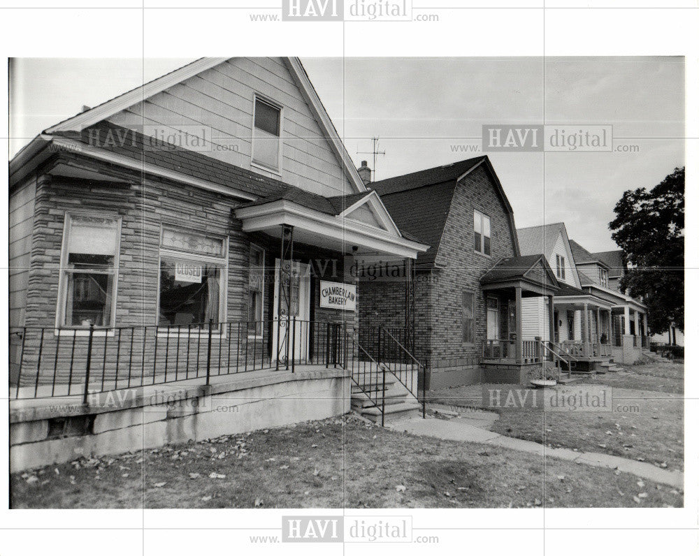 1991 Press Photo Chamberlain Bakery Detroit - Historic Images