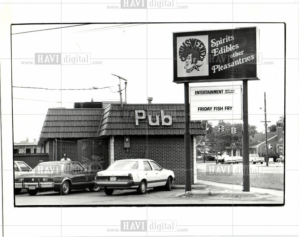 1985 Press Photo chaim sweeneys pub - Historic Images