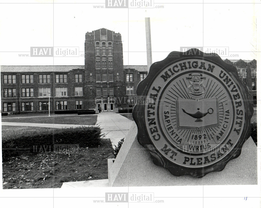 1985 Press Photo CENTRAL MICHIGAN UNIVERSITY - Historic Images