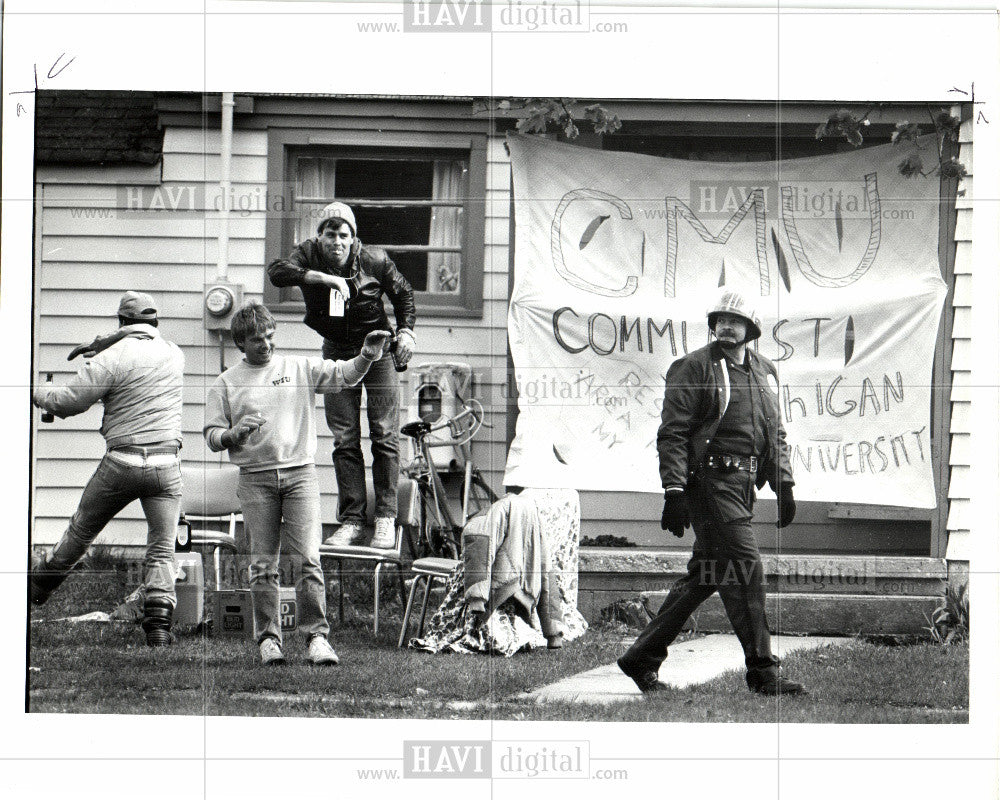 1986 Press Photo M Bonland, R Fairman, P Dryovage - Historic Images