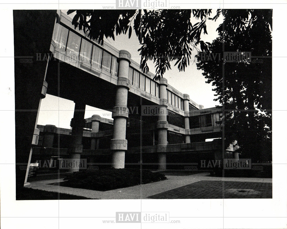 1987 Press Photo cast-concrete, architectural, design - Historic Images