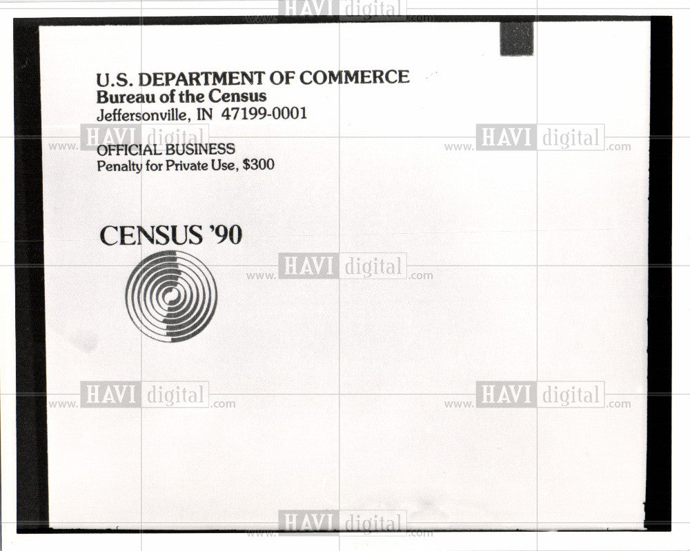 1990 Press Photo Census 1990 United States Forms Count - Historic Images