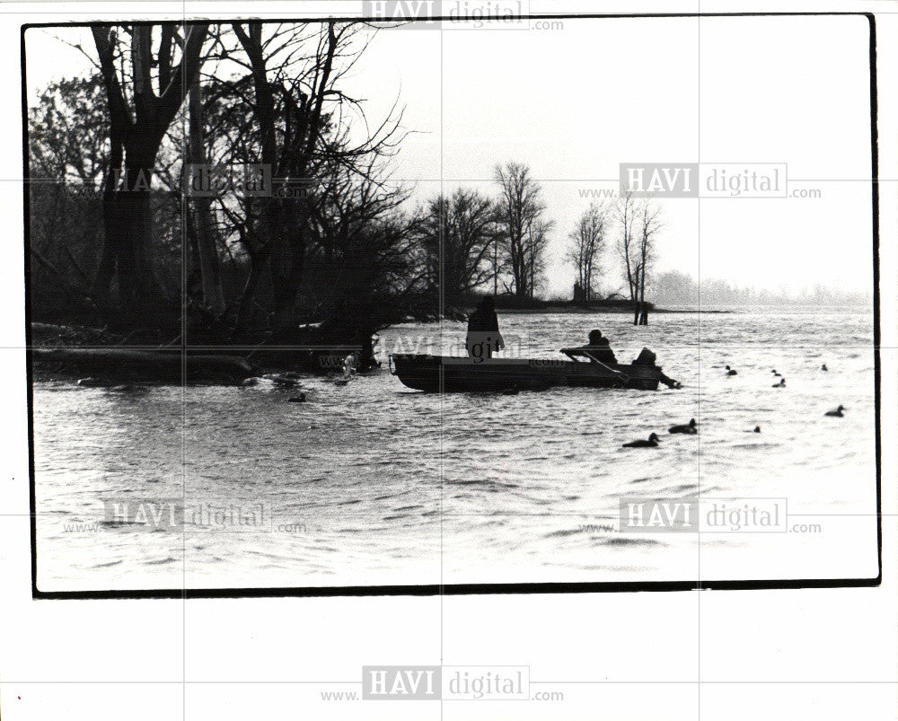 1970 Press Photo Celeron Island Detroit River Michigan - Historic Images