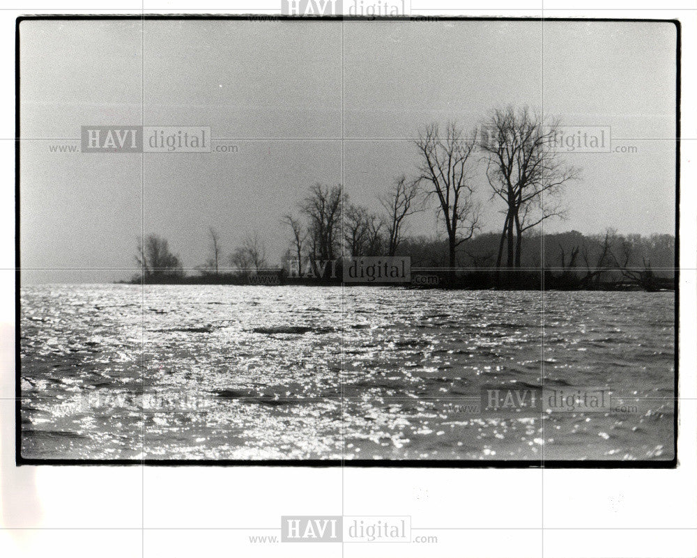 1976 Press Photo Celeron Island, sea, water - Historic Images