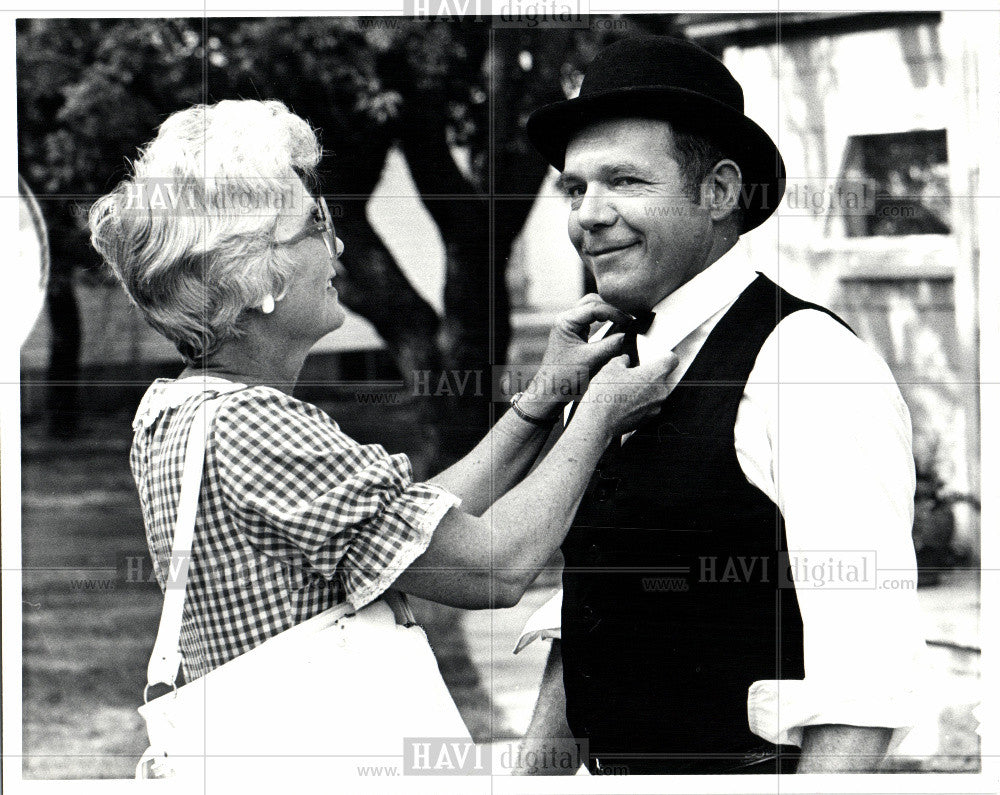 1981 Press Photo Wilma Brown, George Wessels - Historic Images