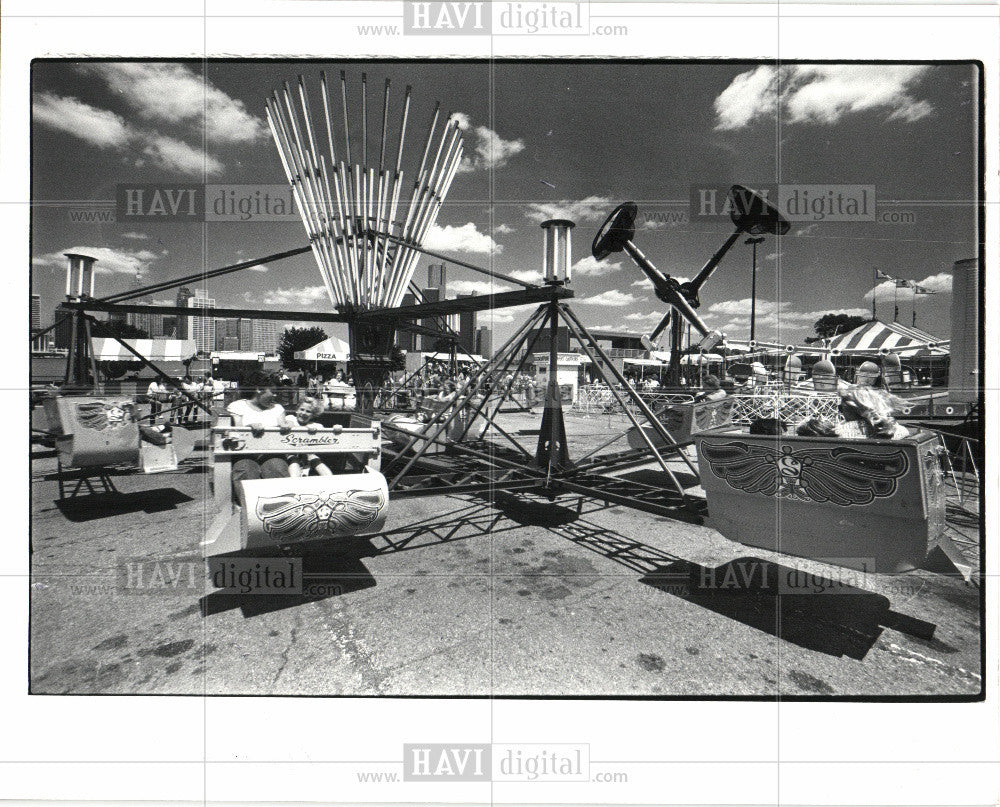 1992 Press Photo Freedom Festiva Detroit 1992 - Historic Images