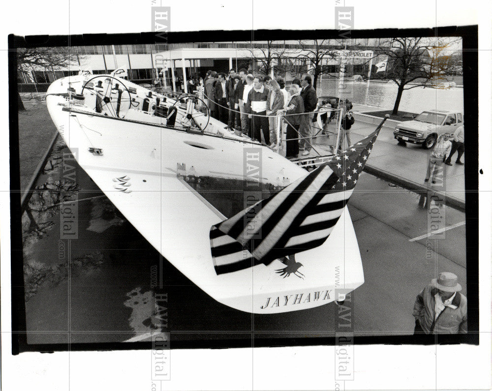 1982 Press Photo SEAWORTHY,SPONSOR,EFFORTS,WARREN - Historic Images