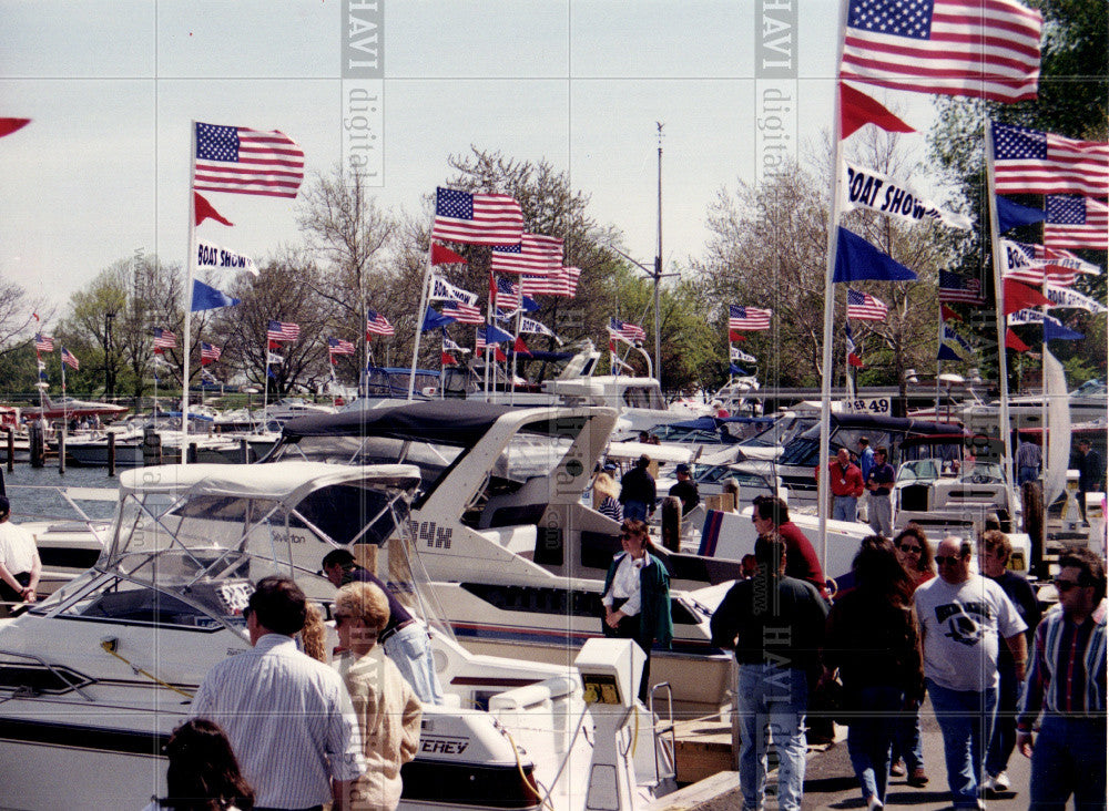 1995 Press Photo boat, show, Metro Beach - Historic Images