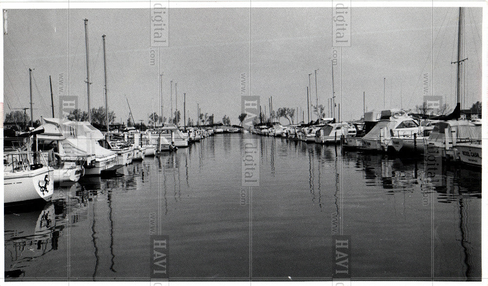 1980 Press Photo Moorings 200-slip facility triple size - Historic Images