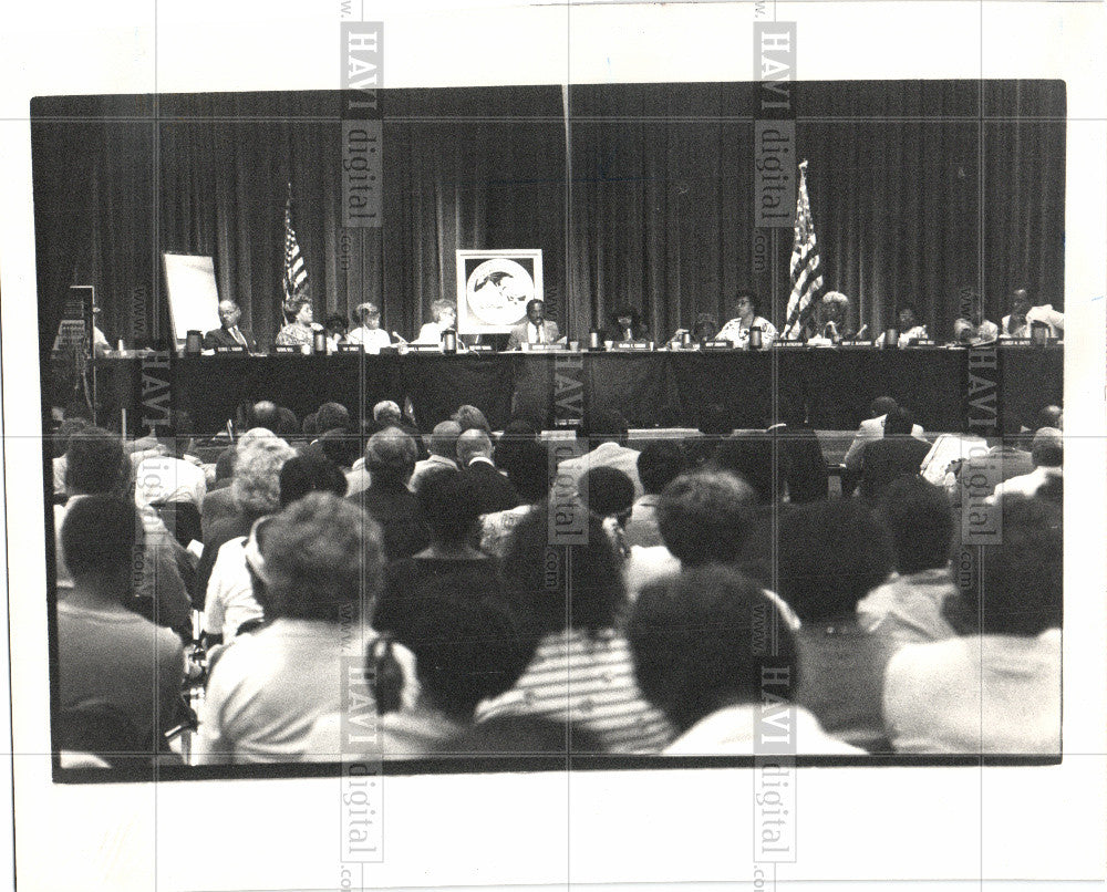 1987 Press Photo Board of Education - Historic Images