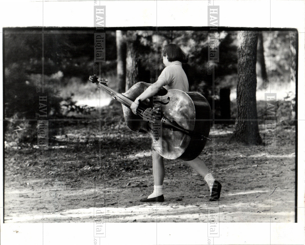 1991 Press Photo Blue Lake Fine Arts Camp - Historic Images