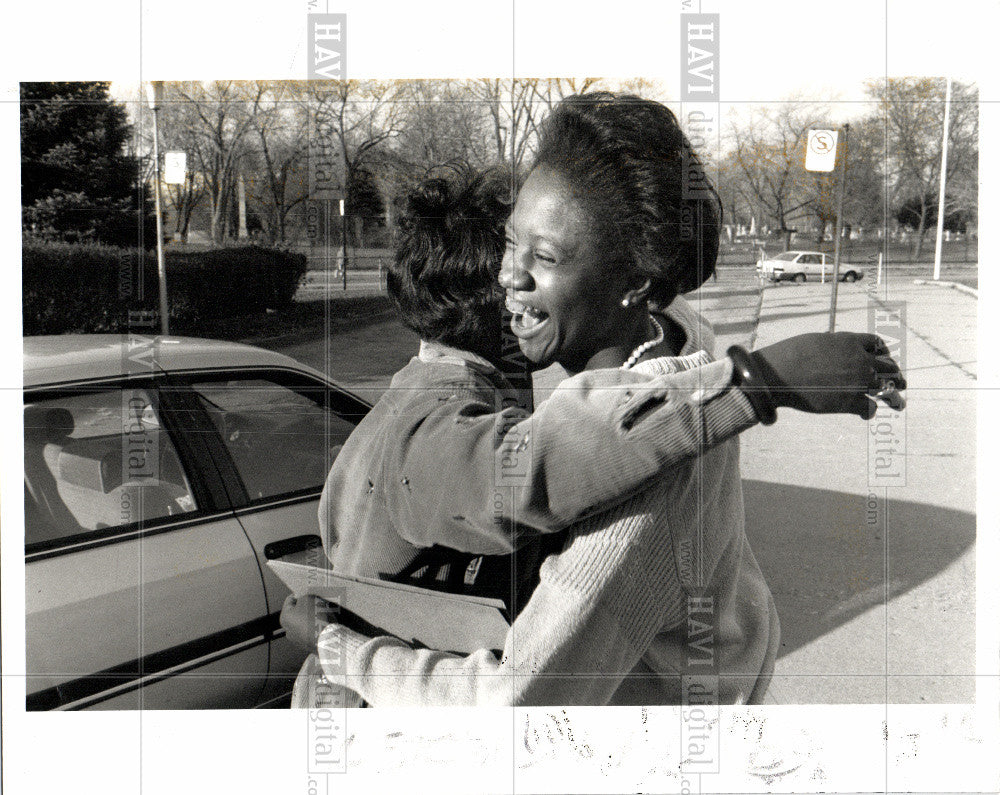 1990 Press Photo University of Michigan Catina Bradley - Historic Images