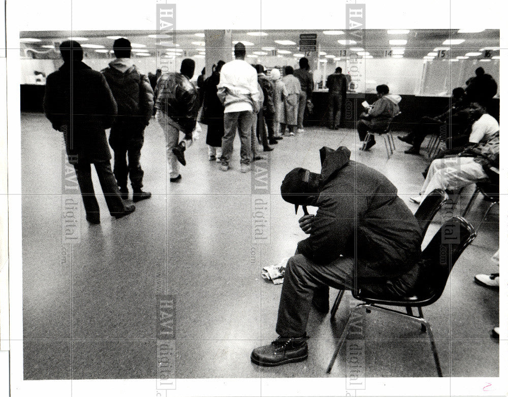 1980 Press Photo Michigan Employment Security Commissio - Historic Images