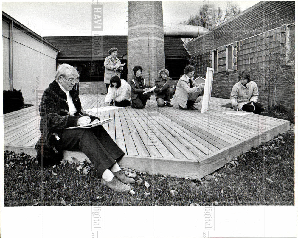 1980 Press Photo Birmingham Bloomfield Art Association - Historic Images