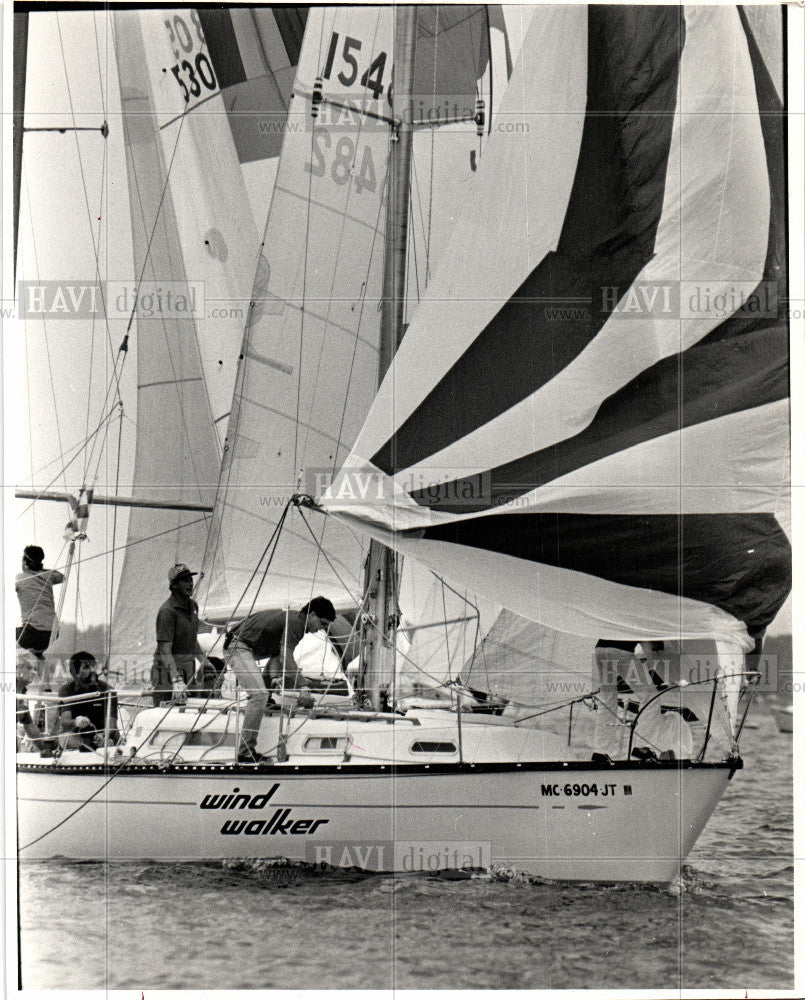 1983 Press Photo Boat Yacht - Historic Images