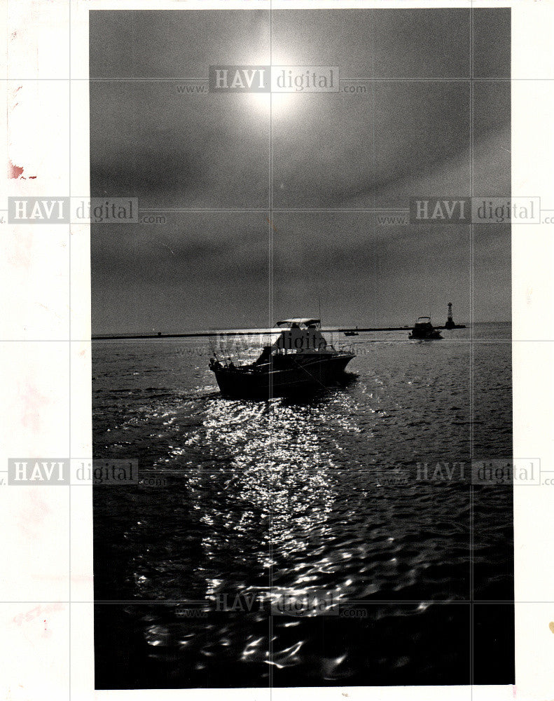 1985 Press Photo Boat Boating - Historic Images