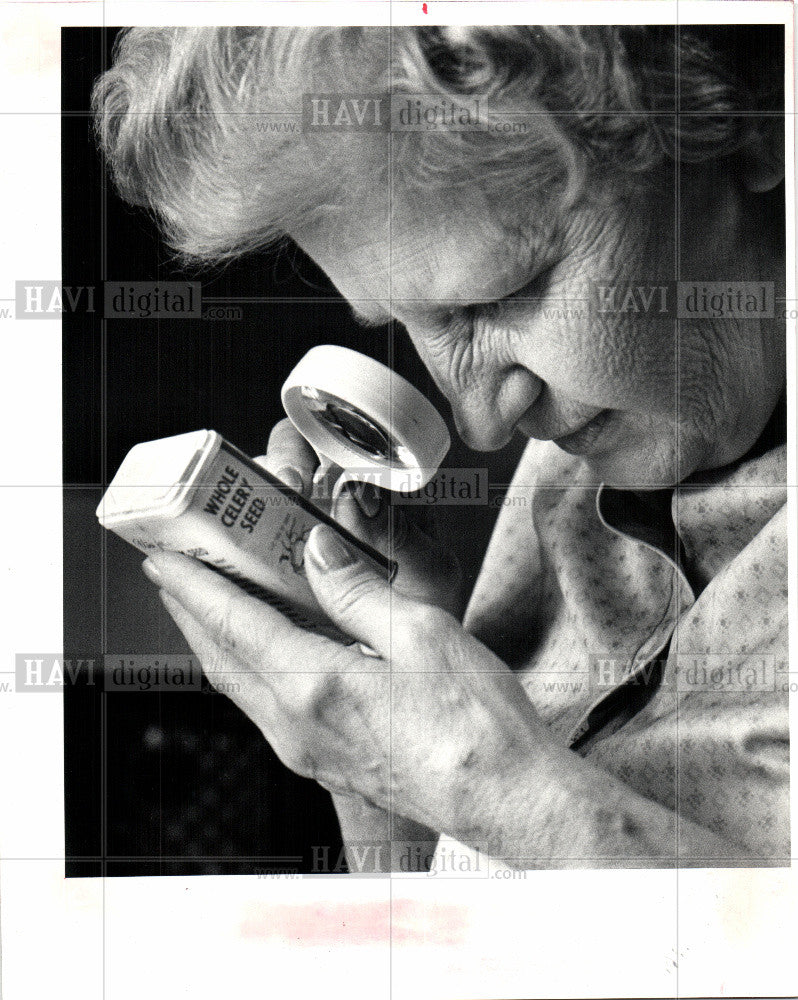 1981 Press Photo Blindness and the Blind - Historic Images