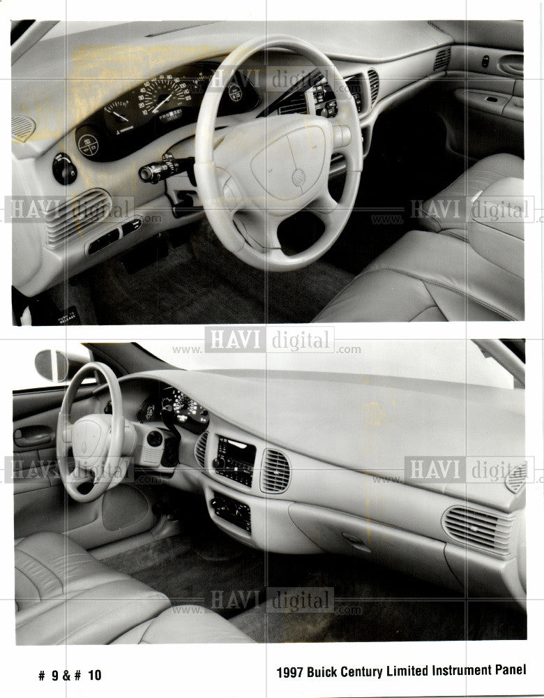 Press Photo 1997 Buick Century Limited instrument - Historic Images