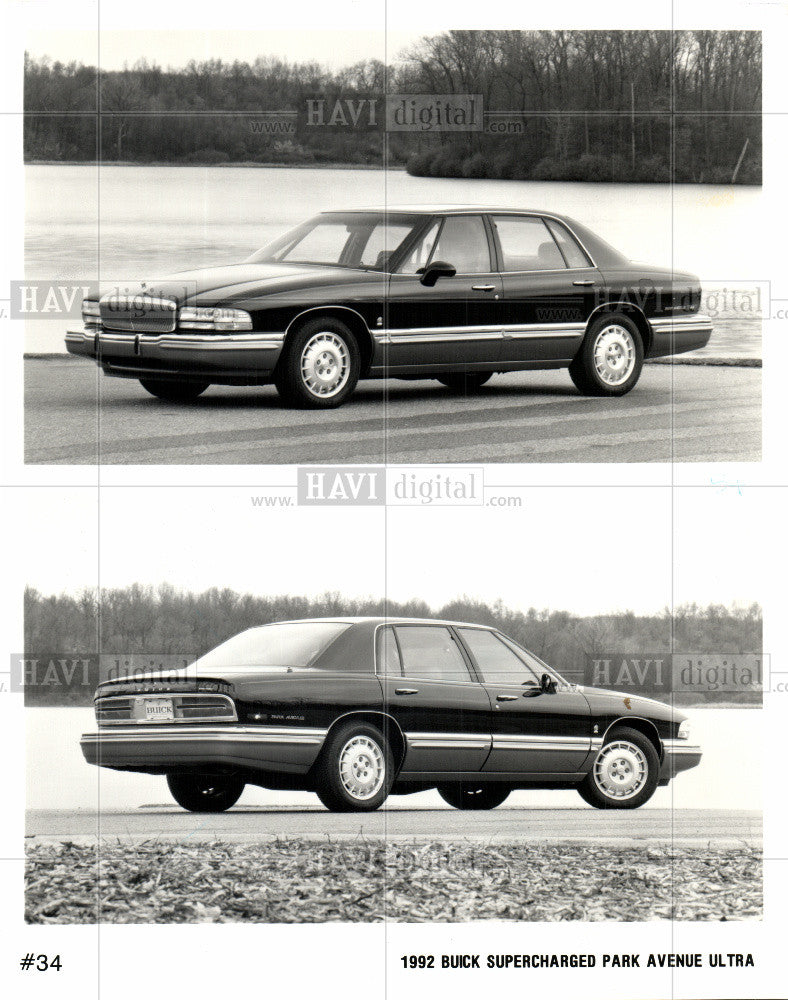 1992 Press Photo Buick Park Avenue Ultra - Historic Images